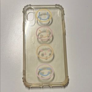 Emoji Clear Phone Case- iPhone X/Xs